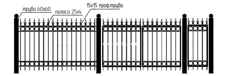 Забор сварной СЗ-96