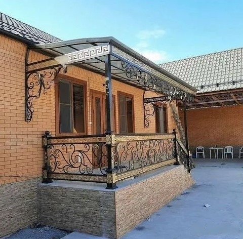 Навесы для частного дома фото