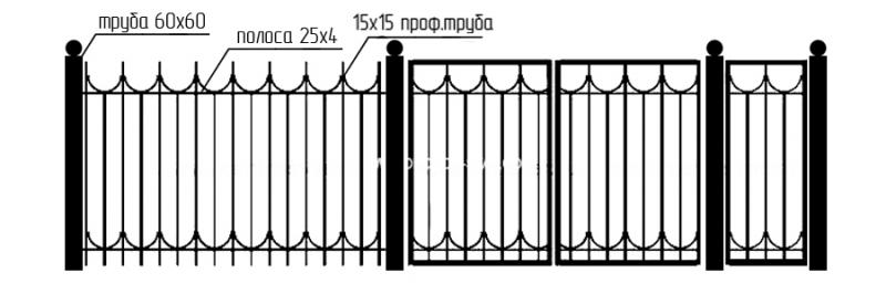 Забор сварной СЗ-69