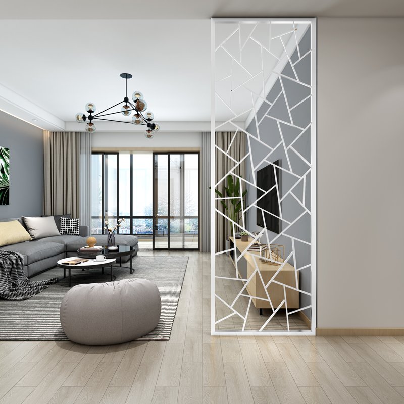 Перегородки в гостинную LOFT стационарная для дома №4