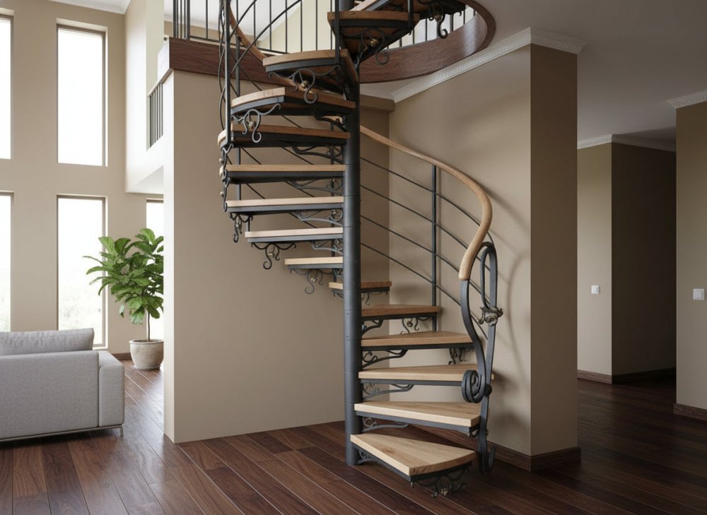 Металлическая лестница №39