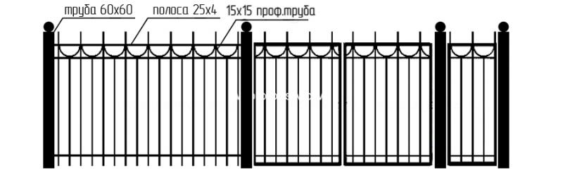 Забор сварной СЗ-68