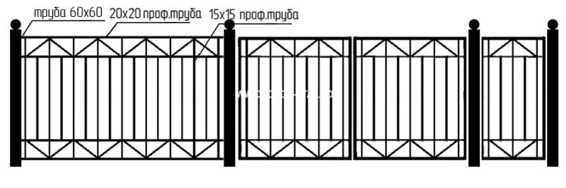 Забор сварной СЗ-32