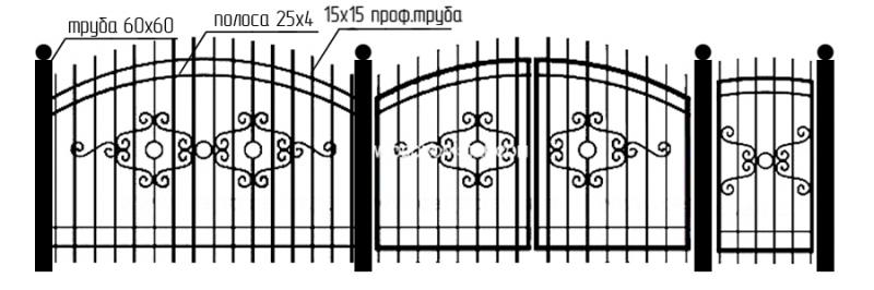 Забор сварной СЗ-85