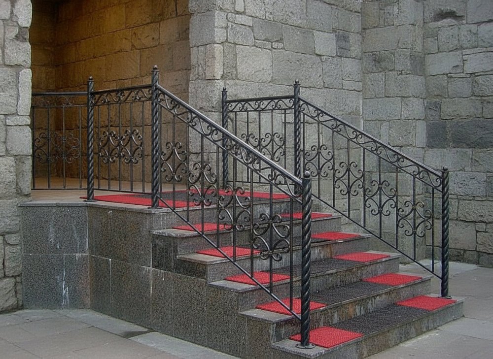 Лестничные ограждения №87