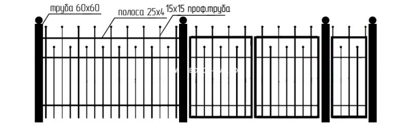 Забор сварной СЗ-65