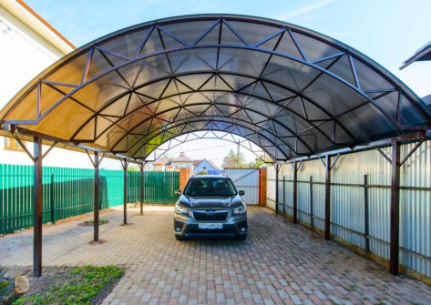 Автоматический навес для автомобиля