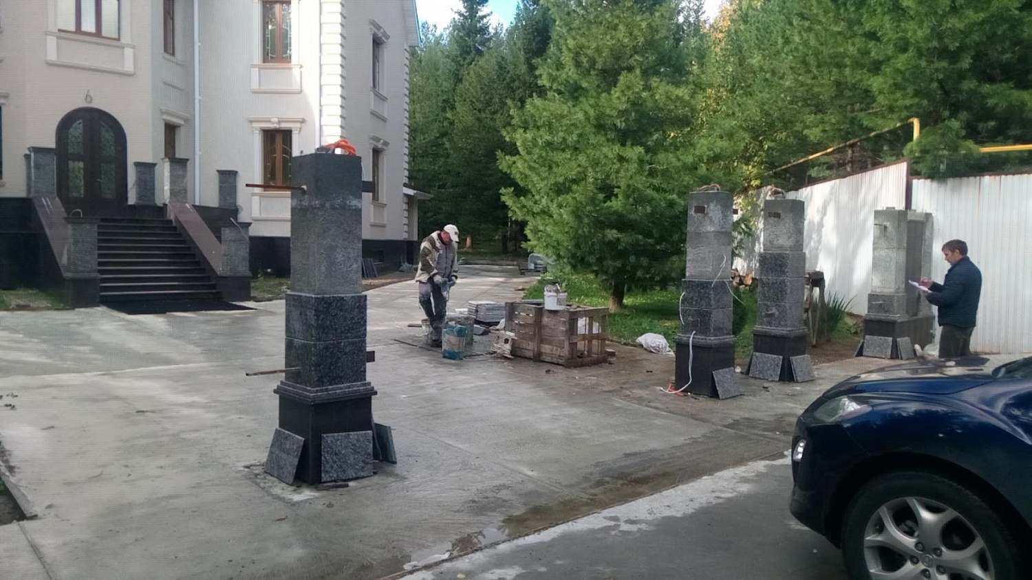 Кованый забор ворота и калитка