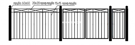 Забор сварной СЗ-26