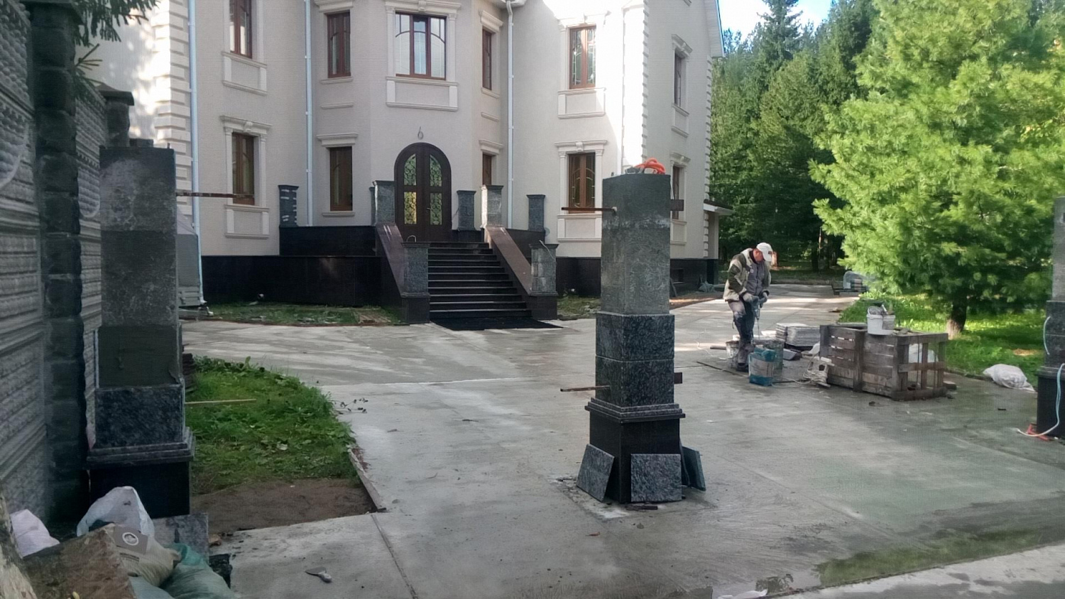 Кованые ворота в КП ПАЛНЕКС