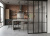Перегородки лофт в кухню для дома